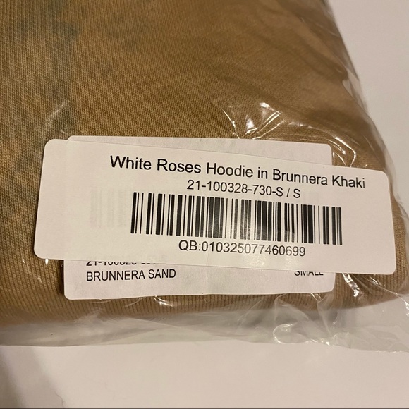 Civil Regime Rose Hoodie Brunnera Khaki wash Sweatshirts & Hoodies